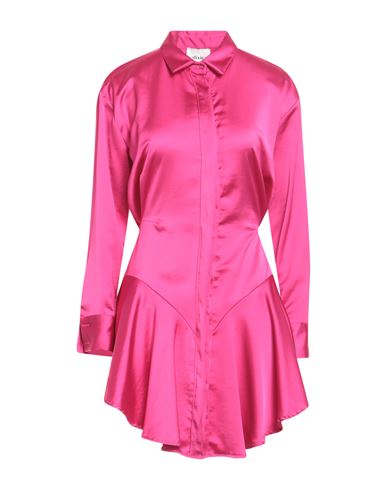 Dixie Woman Midi Dress Fuchsia Size S Polyester In Pink
