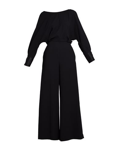 Simona Corsellini Woman Jumpsuit Black Size 6 Polyester