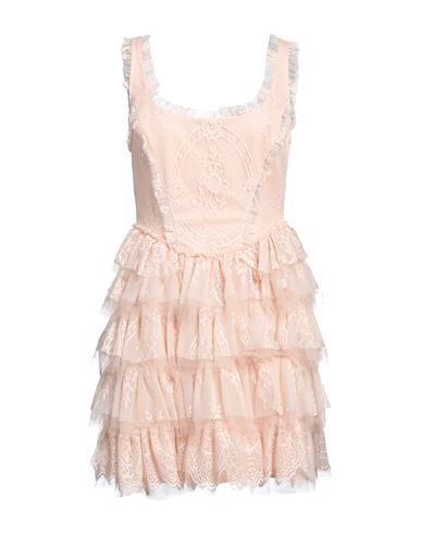 Aniye By Woman Mini Dress Pink Size 8 Polyamide, Cotton