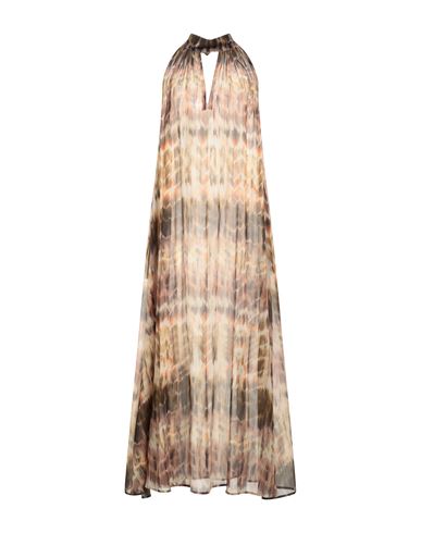 Nora Barth Woman Maxi Dress Beige Size 6 Polyester, Viscose, Elastane