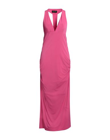 Nora Barth Woman Maxi Dress Fuchsia Size 4 Polyamide, Viscose, Elastane In Pink