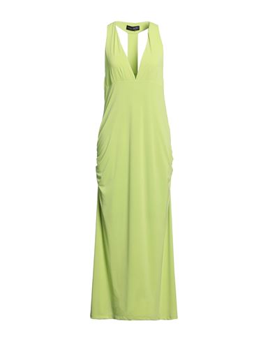 Nora Barth Woman Maxi Dress Acid Green Size 8 Polyamide, Viscose, Elastane