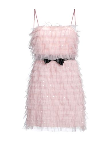Nora Barth Woman Mini Dress Light Pink Size 8 Polyester, Elastane