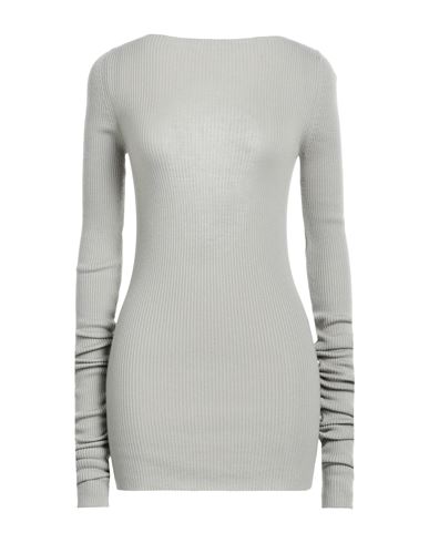 Shop Rick Owens Woman Sweater Grey Size L Virgin Wool