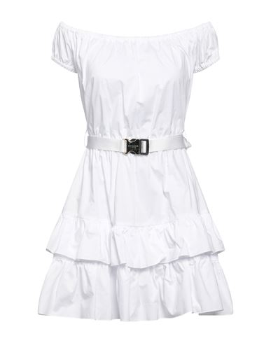 Ermanno Firenze Woman Mini Dress White Size 6 Cotton, Viscose