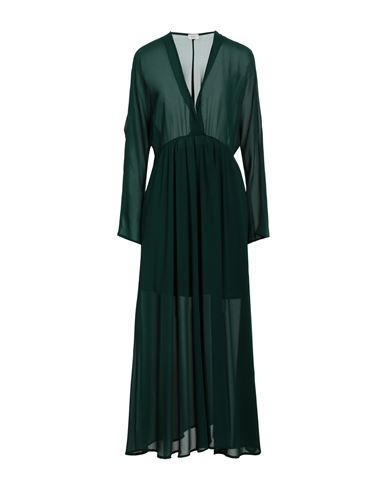 Rebel Queen By Liu •jo Rebel Queen Woman Long Dress Emerald Green Size L Polyester