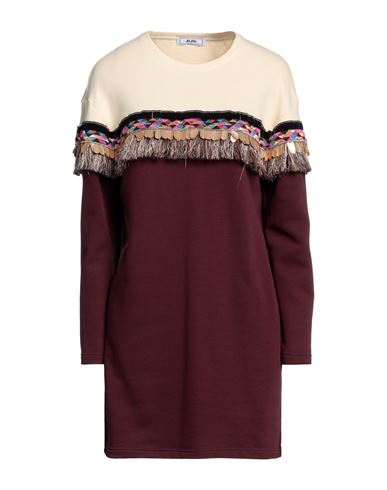 Jijil Woman Mini Dress Deep Purple Size 8 Cotton, Polyester