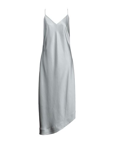 Filippa K Woman Midi Dress Light Grey Size 10 Triacetate, Polyester