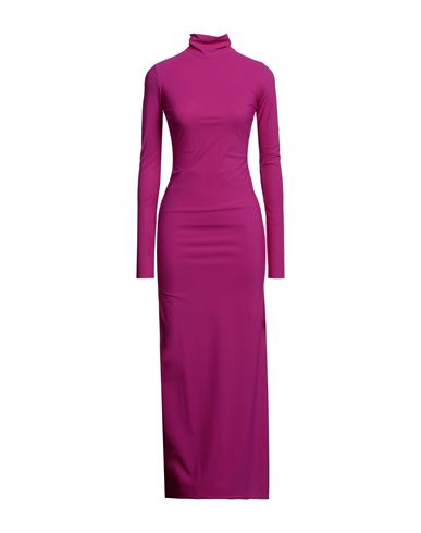 Amazuìn Woman Maxi Dress Fuchsia Size Onesize Polyamide, Elastane In Pink