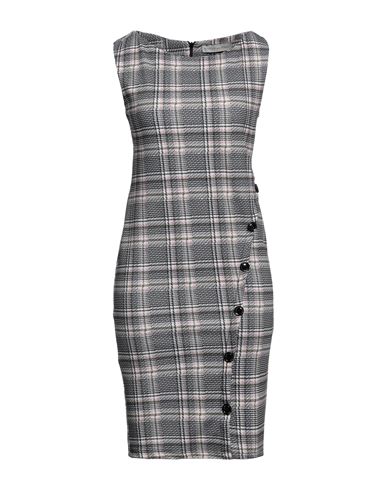 Boutique De La Femme Woman Mini Dress Black Size 6 Polyester, Elastane