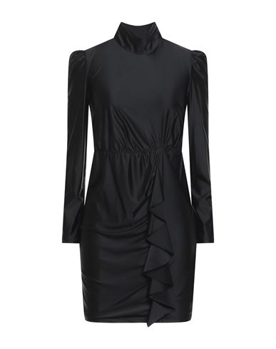 Boutique De La Femme Woman Mini Dress Black Size L Polyester, Elastane