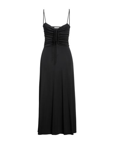 Futur3 Woman Long Dress Black Size S Polyester, Elastane