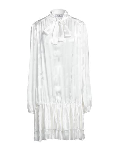 Jijil Woman Short Dress White Size 8 Viscose