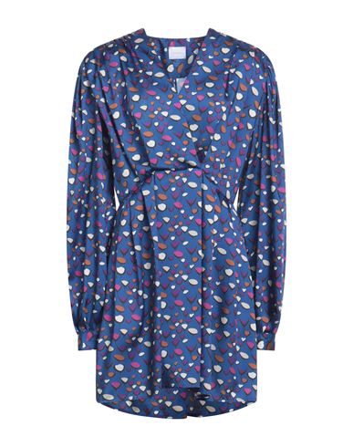 Shop Merci .., Woman Mini Dress Blue Size 10 Polyester