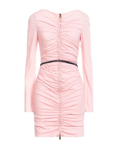 Shop Versace Woman Mini Dress Light Pink Size 6 Viscose, Elastane