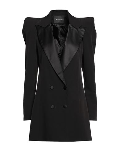 Actualee Woman Mini Dress Black Size 6 Polyester, Elastane