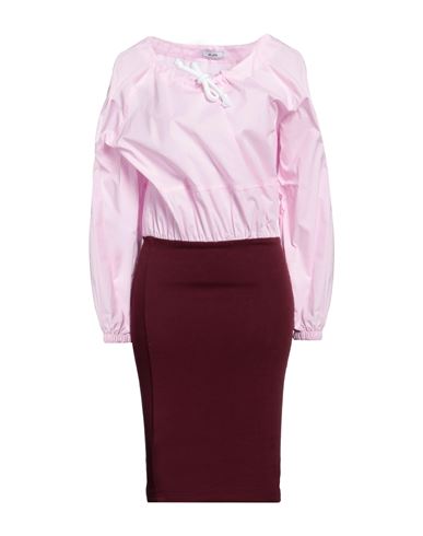 Jijil Woman Midi Dress Pink Size 6 Cotton, Polyester, Elastane