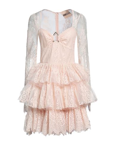 Aniye By Woman Mini Dress Blush Size 10 Polyamide, Cotton In Pink
