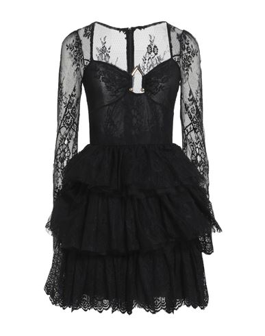 Aniye By Woman Mini Dress Black Size 8 Polyamide, Cotton