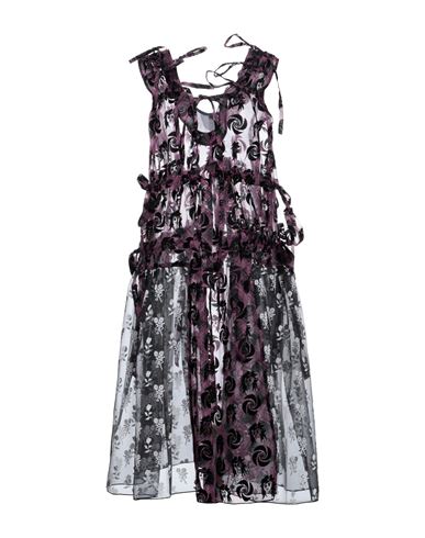 Chopova Lowena Woman Midi Dress Purple Size S Polyester
