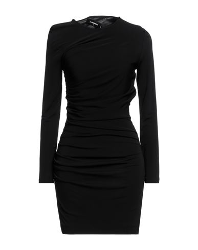Woman Maxi dress Ocher Size 6 Viscose, Polyester, Polyamide