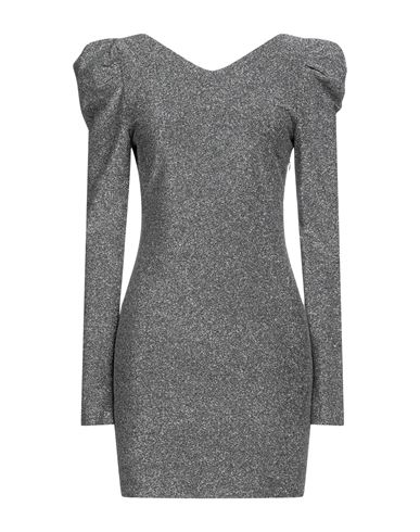 Aniye By Woman Mini Dress Silver Size 6 Viscose, Polyester, Polyamide, Elastane