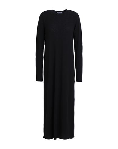 Edited Idoia Dress Woman Midi Dress Black Size 6 Recycled Polyester, Polyester, Elastane