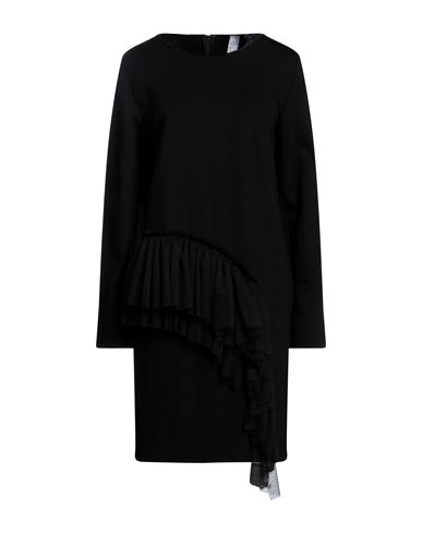 Shi.rt Milano Shi. Rt Milano Woman Mini Dress Black Size 6 Viscose, Polyamide, Elastane