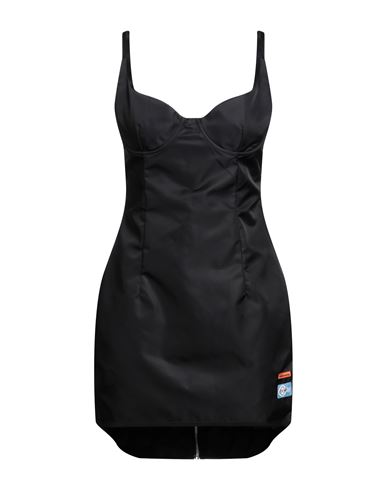 Shop Heron Preston Woman Mini Dress Black Size 6 Recycled Polyamide