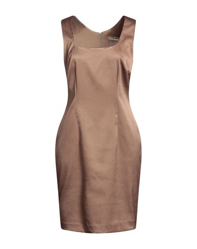 Mirella Matteini Woman Short Dress Gold Size 10 Polyester