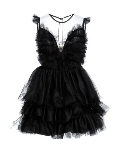 Aniye By Woman Short Dress Black Size 6 Polyamide