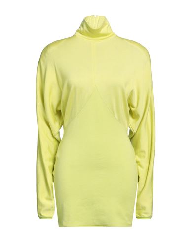 Philosophy Di Lorenzo Serafini Woman Mini Dress Acid Green Size 4 Lyocell, Virgin Wool, Polyamide, E