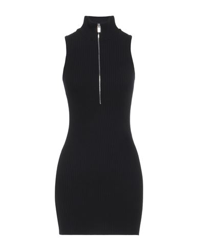 Shop Alyx 1017  9sm Woman Mini Dress Black Size S Viscose, Polyamide, Elastane