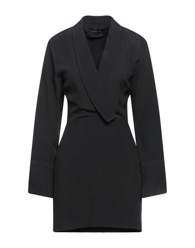 Federica Tosi Woman Mini Dress Black Size 8 Acetate, Viscose, Polyester