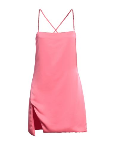 Attico The  Woman Mini Dress Pink Size 8 Polyester, Glass