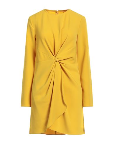 P.a.r.o.s.h P. A.r. O.s. H. Woman Mini Dress Yellow Size S Polyester, Elastane