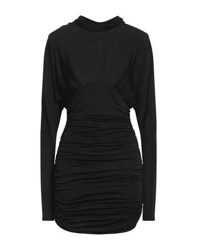 Saint Laurent Woman Short Dress Black Size M Viscose