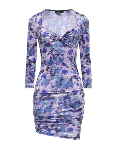 Shop Isabel Marant Woman Mini Dress Purple Size 4 Polyamide, Elastane