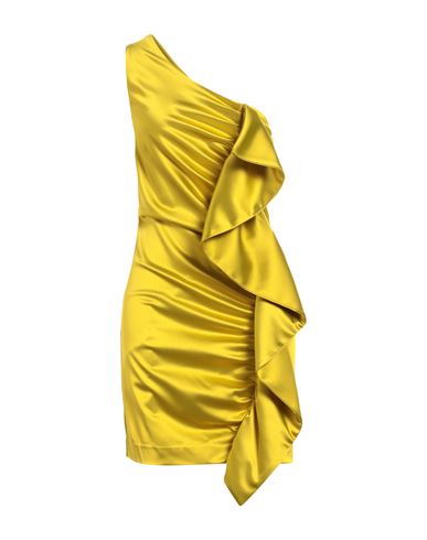 P.a.r.o.s.h P. A.r. O.s. H. Woman Mini Dress Yellow Size Xs Acetate, Polyamide, Elastane