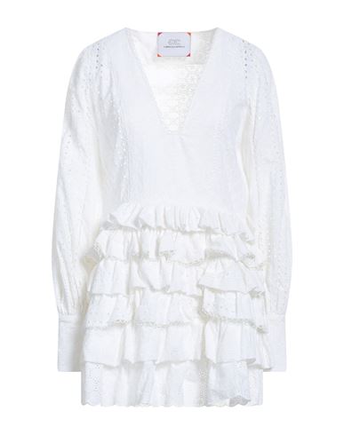 Cc By Camilla Cappelli Woman Short Dress White Size M Cotton