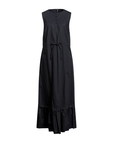 Manila Grace Woman Long Dress Black Size 4 Cotton