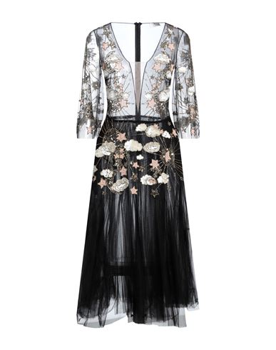Shop Elisabetta Franchi Woman Midi Dress Black Size 2 Polyamide