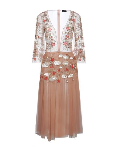 Elisabetta Franchi Woman Midi Dress Blush Size 4 Polyamide In Pink