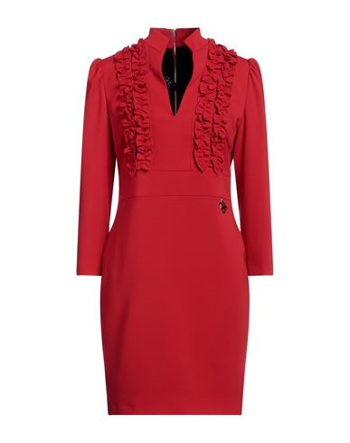 Revise Woman Mini Dress Red Size M Polyester, Elastane