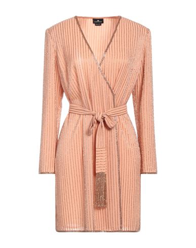 Elisabetta Franchi Woman Short Dress Blush Size 4 Polyester, Glass In Pink