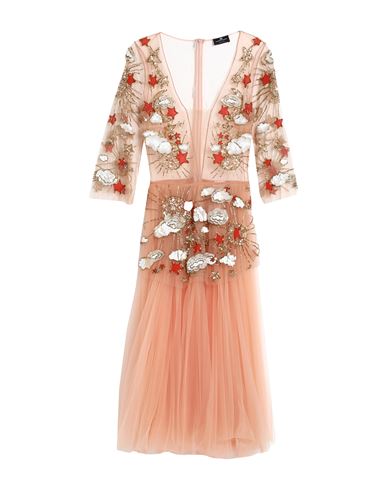 Elisabetta Franchi Woman Midi Dress Blush Size 8 Polyamide In Pink