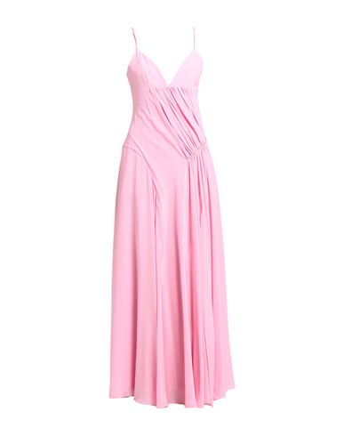 Giovanni Bedin Woman Long Dress Pink Size 4 Silk