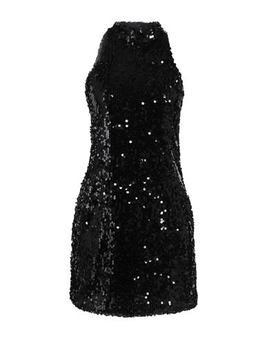 Le Streghe Woman Mini Dress Black Size M Polyester, Elastane