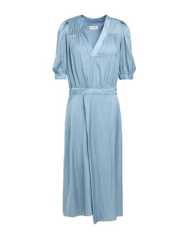 Midi-Kleid Damen Blaugrau XS Damen
