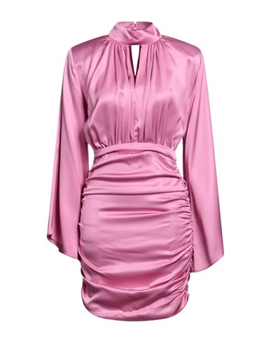 Maria Vittoria Paolillo Mvp Woman Mini Dress Pink Size 6 Viscose, Polyester